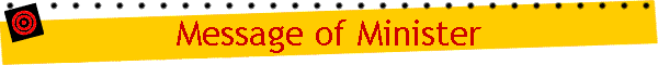 Message of Minister